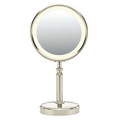 10. Conair Oval Shaped Double-sided Lighted Makeup Mirror