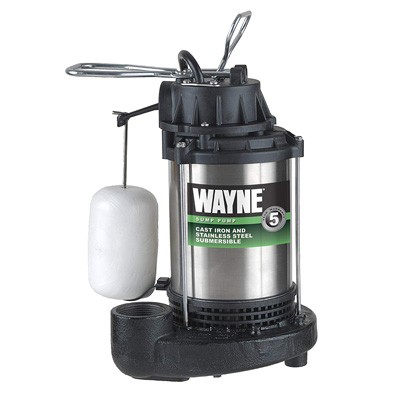 6. Wayne CDU980E 3/4HP Stainless Steel Sump