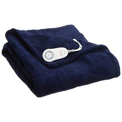 3. Sunbeam TSM8US Microplush Royal Blue Electric Blanket