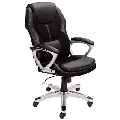 8. Serta Mesh and Faux Leather Office Chair