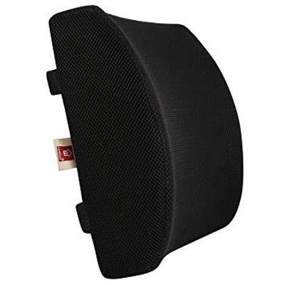 6. LoveHome Memory Foam Lumbar Support Cushion