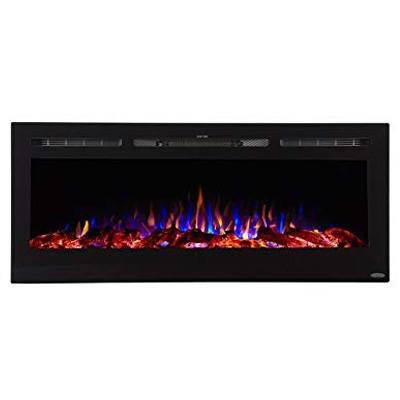 2. Touchstone 80004 50’’ Sideline Recessed Electric Fireplace
