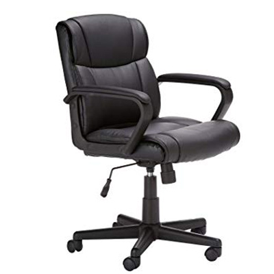 2. AmazonBasics Black Office Chair