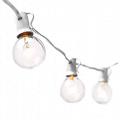 1. Deneve 25ft G40 Globe String Lights