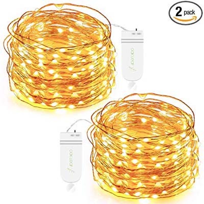 2.Oak Leaf 30-LED Fairy String Lights