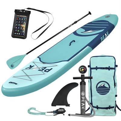 6. Peak Inflatable 10 Inch by 6 Inch All-Round Stand up Paddle Board