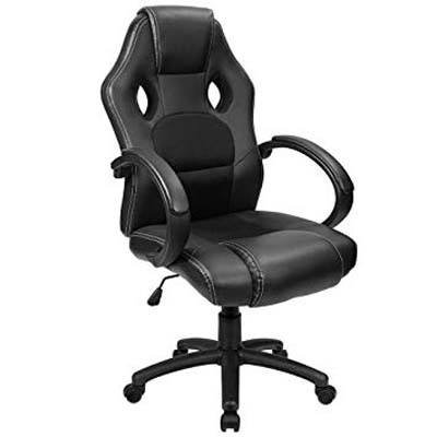 5. Furmax Ergonomic Adjustable Leather Office Chair