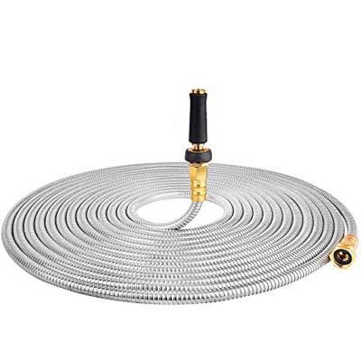 4. 50-Inch 304 Stainless Steel Garden hose