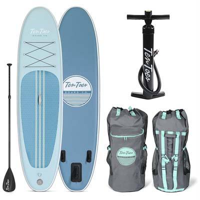 7. Ten Toes 10-Inch Weekender Inflatable Stand up Paddle