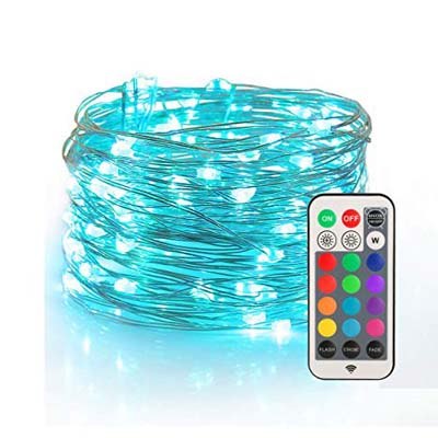 10. YIHONG USB Plug-in Fairy String Lights