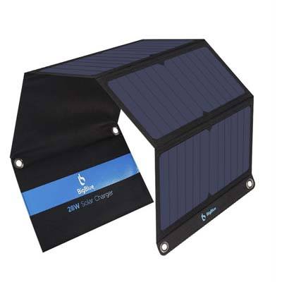 6. BigBlue 28V Type C Solar Charger