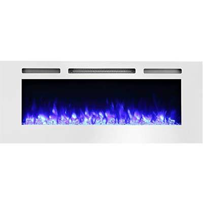 9. PuraFlame 1500W Alice Wall Mounted Electric Fireplace