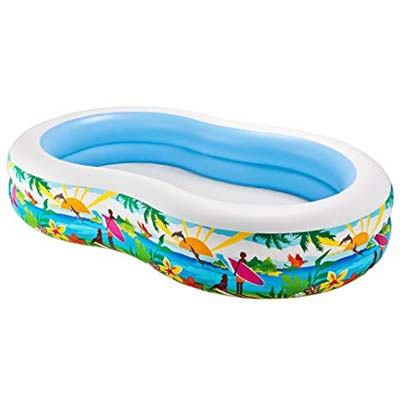 6. Intex Swim Center paradise Inflatable Pool