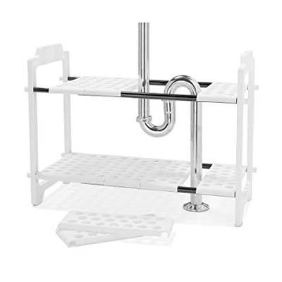 4. madesmart Under Sink Organizer, White