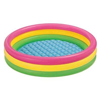 3. Intex Kiddie Pool – summer sunset design