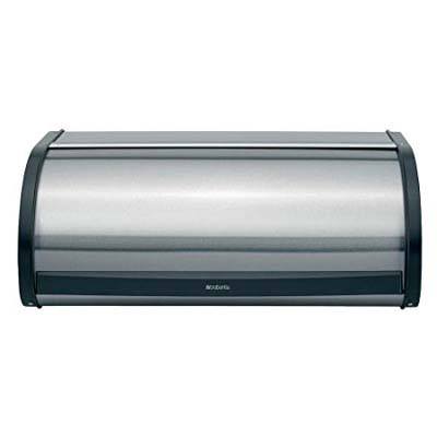 1.Brabantia Roll Top Steel Bread Box