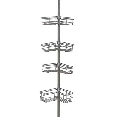 10. Zenna Home 2130NN, Satin Nickel Shower Caddy