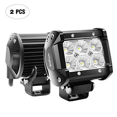 1. Nilight LED Light Bar 2PCS Flood Driving Off-road Lights