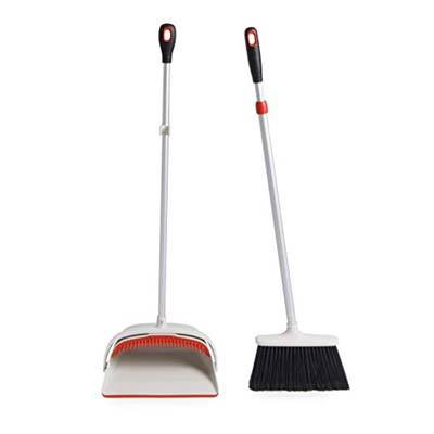 8. OXO Good Grips Sweeping Set with an Extendable Broom