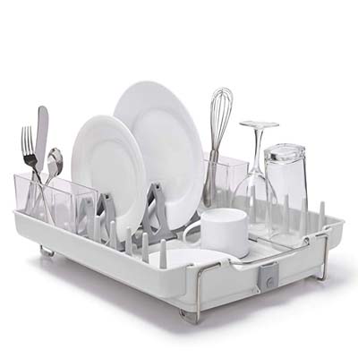 6. OXO Good Grips Stainless Steel Dish Rack