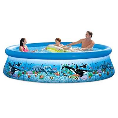 9. Intex 28125EH 10ft. by 30-Inch Ocean Reef Pool Set