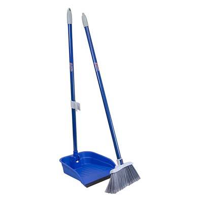 7. Quickie Lobby Broom & Dustpan