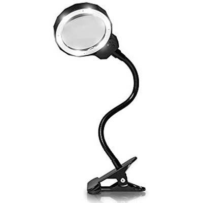 9. Fancii Daylight LED Magnifying Lamp
