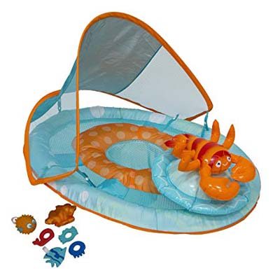 8. SwimWays Baby Spring with Canopy, Lobster