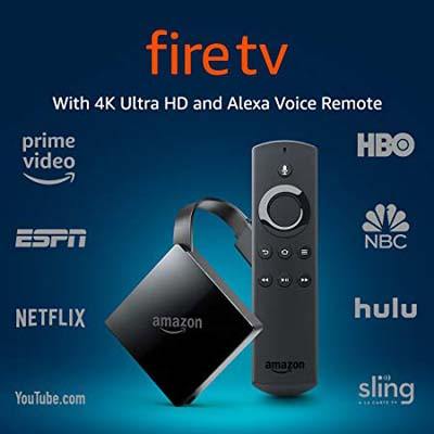 3. Fire TV with 4K Ultra-HD and Alexa Voice Remote