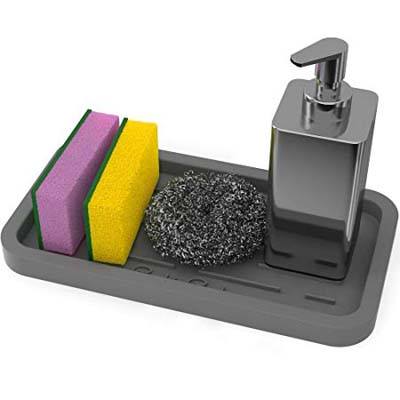 5. Good to Good Silicone Sponge Holder (Grey)