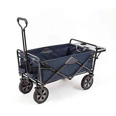 4. MacSports Collapsible Outdoor Utility Wagon With folding handle