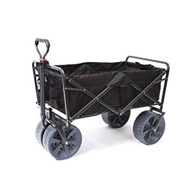 7. Mac Sports Heavy Duty Beach Cart (Black)