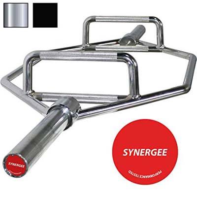 7. iHeartsynergee Olympic Hex Barbell Trap Bar