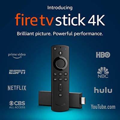 6. Fire TV Stick 4K with Alexa Voice Remote