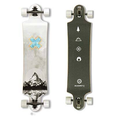 7. MINORITY Downhill Maple Longboard 40-Inch Drop deck