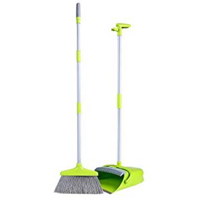 2. UTOKIA Upgraded Broom & Dustpan Combo with Long Handle