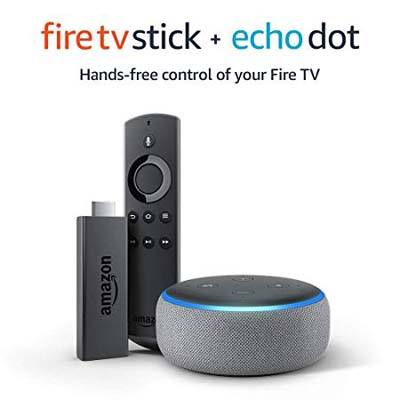 5. Echo Dot Third Generation Fire TV stick