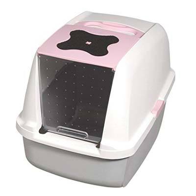 10. Catit Hooded Cat Litter Pan