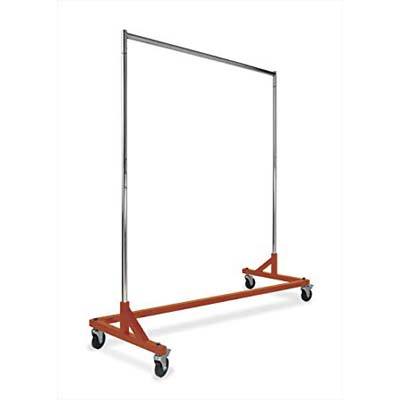 3. Econoco Z Rack Commercial Garment Rack – Orange