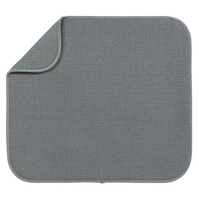 2. S&T Microfiber Dish Drying Mat – 16” x 18”