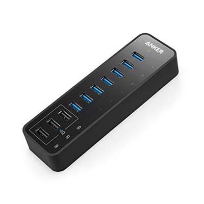 3. Anker 10-Port Data Hub