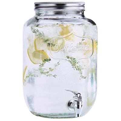 10. Estilo 2 gallon Glass Single Mason Jar Beverage Dispenser