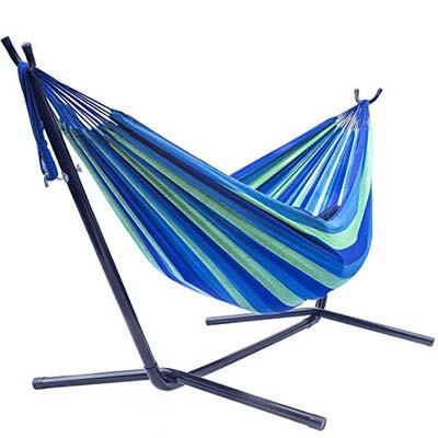 5. Sorbus Double Hammock with Steel Stand