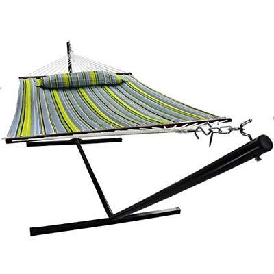 4. Sorbus Hammock with Spreader Bars and Detachable Pillow