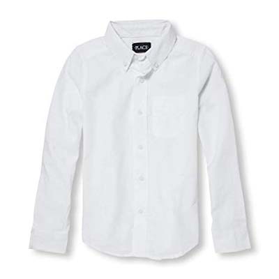 6. The Children’s Place Uniform Oxford Shirt