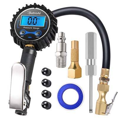 2. AstroAI 250 PSI Digital Tire Inflator with Pressure Gauge