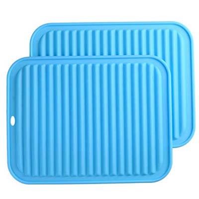 8. Smithcraft Big Silicone Trivets mat, set of 2 – 9” X 12”