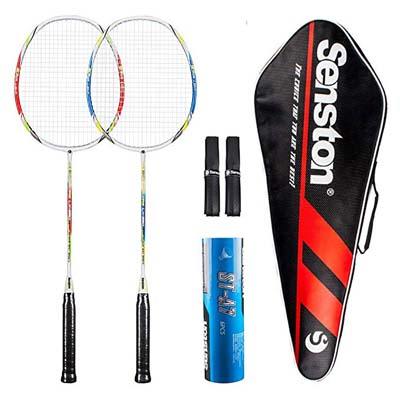 7. Senston 2 Player Badminton Racket Set