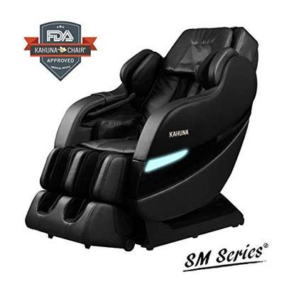 5. Kahuna SM-7300 Massage Chair with SL-Track 6 Rollers (Black)