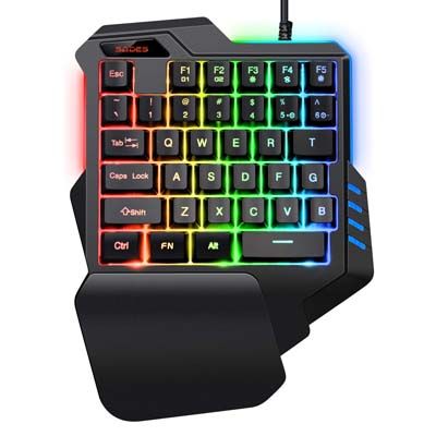 9. SADES One-Hand Gaming Keyboard